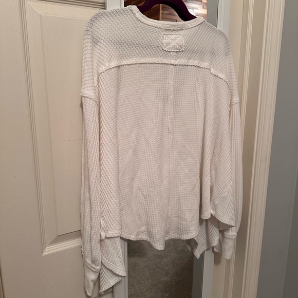 NWOT🤍Free People We the Free Coraline Thermal XS Ivory - Picture 8 of 9